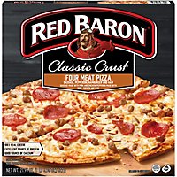 Red Baron Pizza Classic Crust Four Meat - 21.95 Oz - Image 2