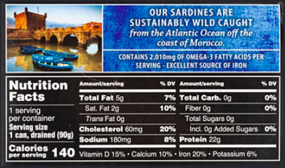 Crown Prince Sardine Bnlss Skn - 4.37 Oz - Image 6