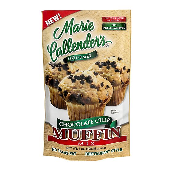 Marie Callendars Muffin Mix Chocolate Chip - 7 Oz