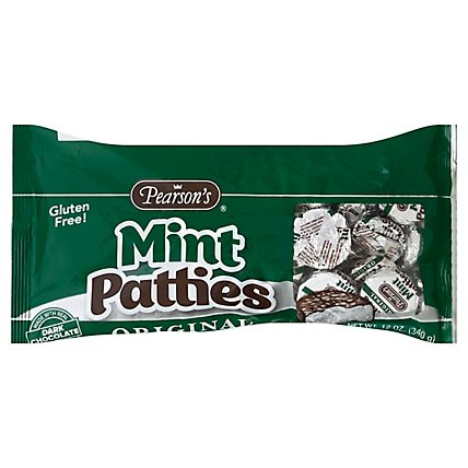 Pearsons Mint Pattie Gluten Free Original Dark Chocolate - 12 Oz - Image 1