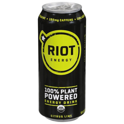 Riot Energy Drink Citrus Lime - 16 Fl. Oz. - Image 3