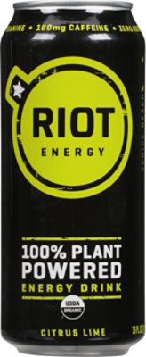 Riot Energy Drink Citrus Lime - 16 Fl. Oz. - Image 2