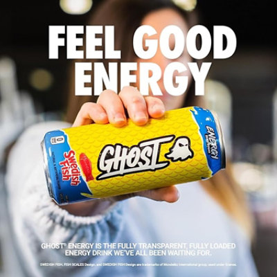 Ghost Swedish Fish Zero Sugar Energy Drink - 16 Fl. Oz. - Image 3