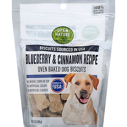 Open Nature Dog Biscuits Blueberry & Cinnamon - 12 Oz - Image 2