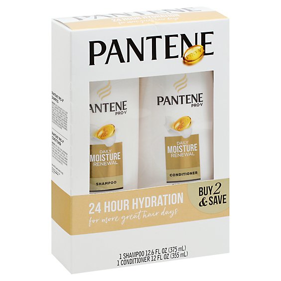 Pantene Pro V Shampoo & Conditioner Bundle Daily Moisture Renewal - Each
