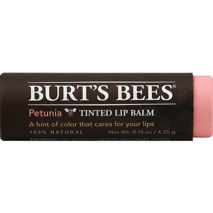 Burts Tinted Lip Blm Petunia - .15 Oz - Image 2