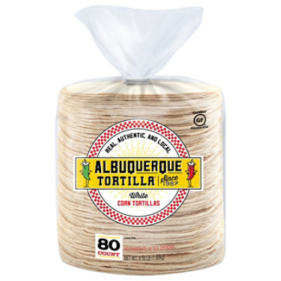 Albuquerque White Corn Tortillas - 80 Count - Image 3