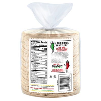 Albuquerque White Corn Tortillas - 80 Count - Image 2