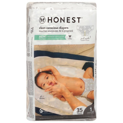 The Hones Diaper Panda Sz 1 - 35 Count - Image 2