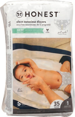 The Hones Diaper Panda Sz 1 - 35 Count - Image 1