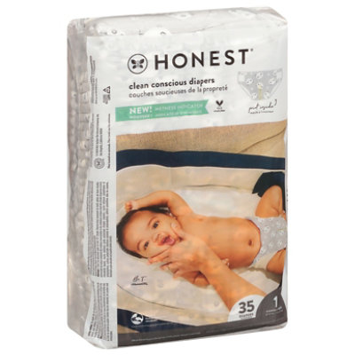 The Hones Diaper Panda Sz 1 - 35 Count - Image 1