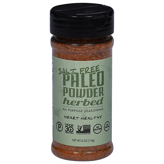 Paleo Pow Seasoning Salt Free Herbd - 4 Oz