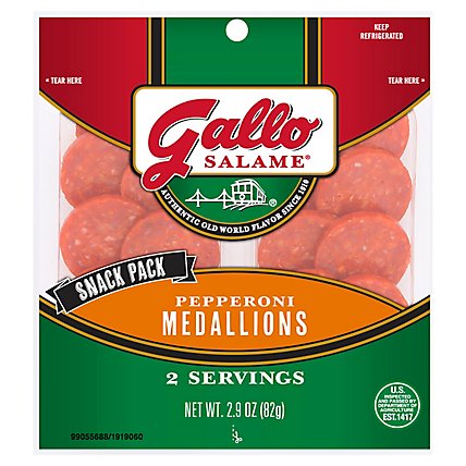 Gallo Salame Pepperoni Snack Medallions - 2.9 Oz - Image 1