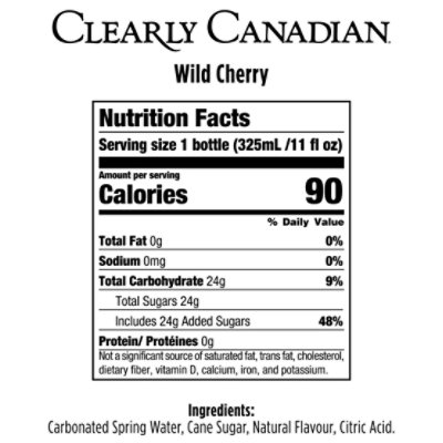 Clearly Canadian Water Sprklng Wild Cherry - 11 Oz - Image 4