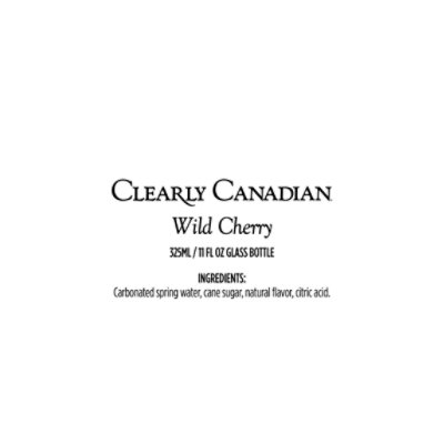 Clearly Canadian Water Sprklng Wild Cherry - 11 Oz - Image 5