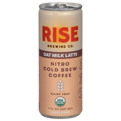 Oat Milk Nitro Cold Brew Latte - 7 Oz - Image 1