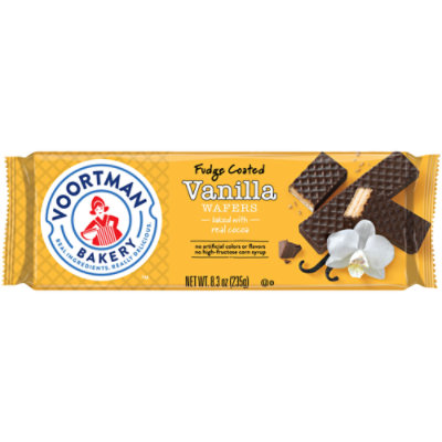 Voortman Bakery Fudge Coated Vanilla Wafers - 8.3 Oz - Image 1