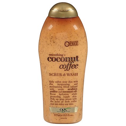 OGX Smoothing Plus Coconut Coffee Exfoliating Body Scrub - 19.5 Fl. Oz. - Image 3