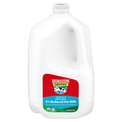 Horizon Organic 2% Reduced Fat Milk 1 Gallon - 128 Fl. Oz.