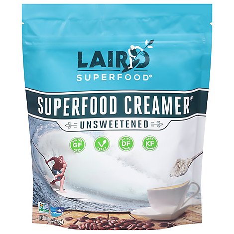 Laird Superfood Unsweetened Creamer - 8 Oz