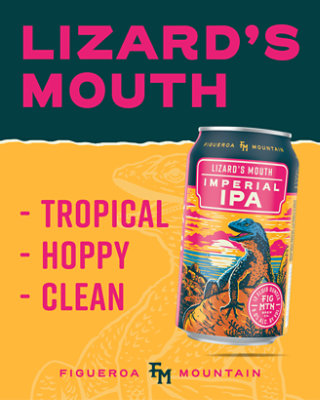 Figueroa Mountain Lizards Mouth Imperial IPA - 19.2 Oz - Image 3