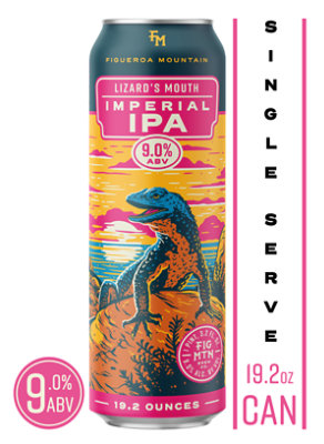 Figueroa Mountain Lizards Mouth Imperial IPA - 19.2 Oz - Image 2
