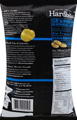 Hardbite Pot Chps Rock Salt & Vinegar - 150 Gram - Image 3