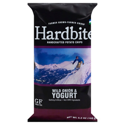 Hardbite Potato Chips Wild Onion & Yogurt 150 Gram Randalls