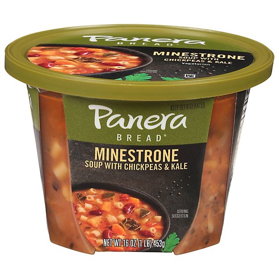 Panera Minestrone Soup With Chickpeas And Kale - 16 Oz
