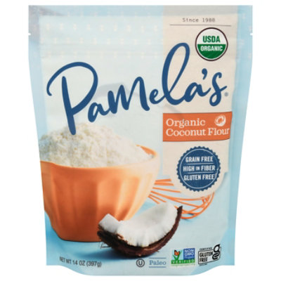 Pamelas Coconut Flour Organic - 14 Oz - Image 1