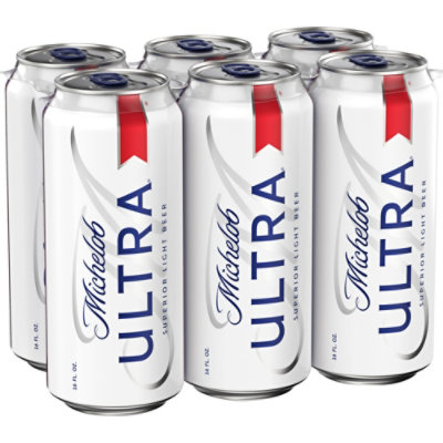 Michelob ULTRA Superior Light American Lager Beer in Cans - 6 - 16 Fl. Oz. - Image 1