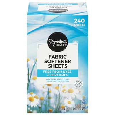 Signature SELECT Fabric Softener Sheets Free & Clear - 240 Count - Image 2