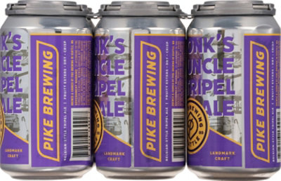 Pike Monks Uncle Tripel Ale In Cans - 6-12 Fl. Oz. - Image 4