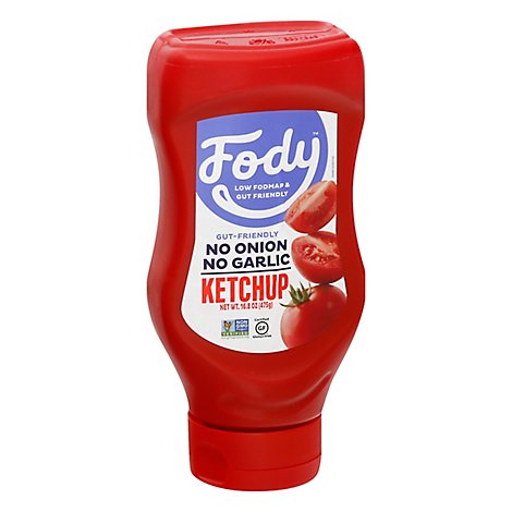 FODY Ketchup Tomato Low Fodmap - 16.8 Oz
