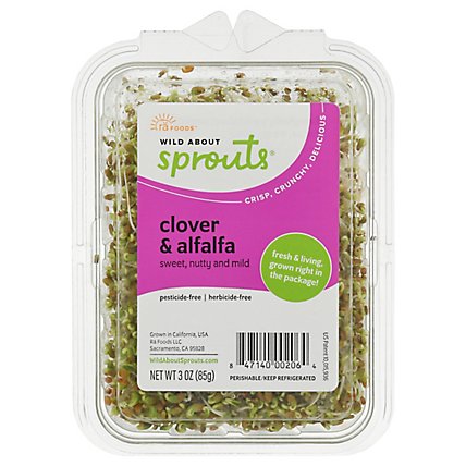 Wild About Sprouts Crispy Clover And Alfalfa - 3 Oz - Image 2