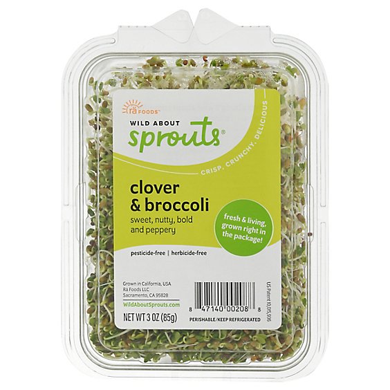 Wild About Sprouts Tangy Clover & Broccoli - 3 Oz