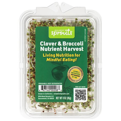 Wild About Sprouts Tangy Clover & Broccoli - 3 Oz - Image 3