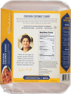 Sukhi's Indian Chicken Coconut Curry Gluten Free Prepared Meal - 15 Oz - Image 5