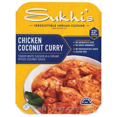 Sukhi's Indian Chicken Coconut Curry Gluten Free Prepared Meal - 15 Oz - Image 1