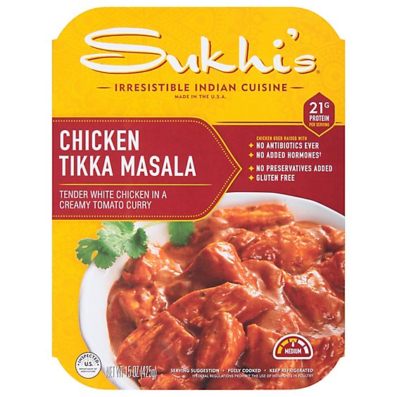 Sukhis Chicken Tikka Masala Entree - 16 Oz