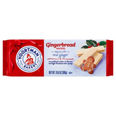 Voortman Bakery Wafers Gingerbread 10.6 Oz Tom Thumb