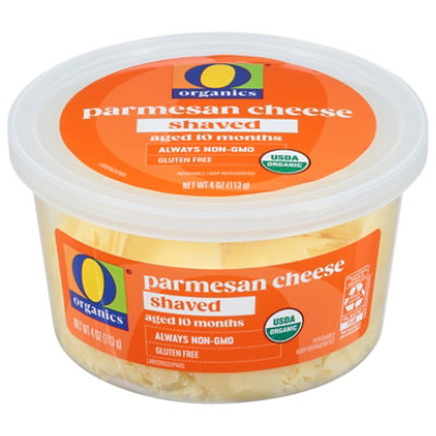 O Organics Cheese Parmesan Shaved Aged 10 Months - 4 Oz - Image 1