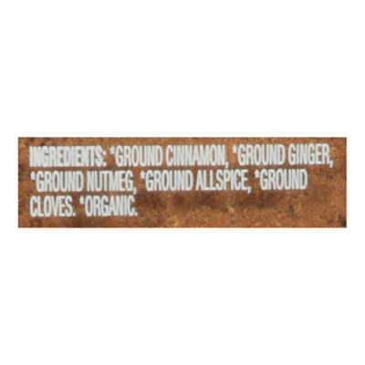O Organics Pumpkin Pie Spice - 1.4 Oz - Image 3