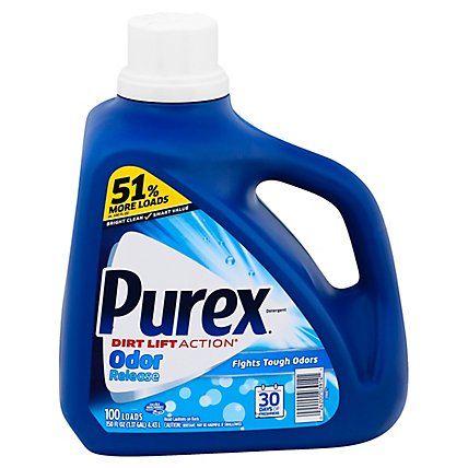 Purex Laundry Detergent Liquid Odor Release 100 Loads - 150 Fl. Oz. - Image 3