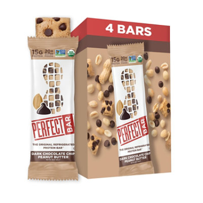 Perfect Bar Gluten-Free Dark Chocolate Chip Peanut Butter Protein Bars - 4-2.3 Oz - Image 1