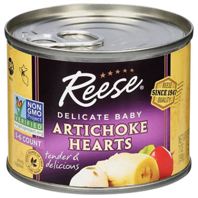 Reese Artichoke Hearts Petite - 7 Oz - Image 3