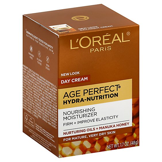 Loreal Paris Day Cream Age Perfect Hydra Nutrition Nurturing Oils + Manuka Honey - 1.7 Oz