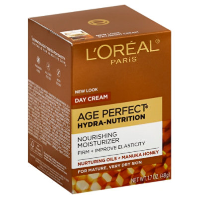 Loreal Paris Day Cream Age Perfect Hydra Nutrition Nurturing Oils + Manuka Honey - 1.7 Oz