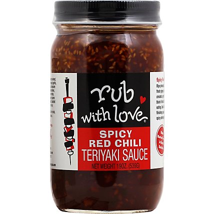 Rub With Love Spicy Red Teriyaki Sauce - 19 Oz - Image 2