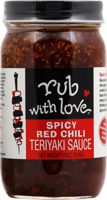 Rub With Love Spicy Red Teriyaki Sauce - 19 Oz - Image 2